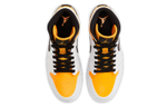 Air Jordan 1 Mid 'Perforated White University Gold' Women's