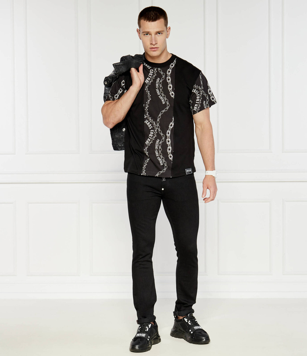 Футболка Versace Jeans Couture - черный(77GAH622JS365)
