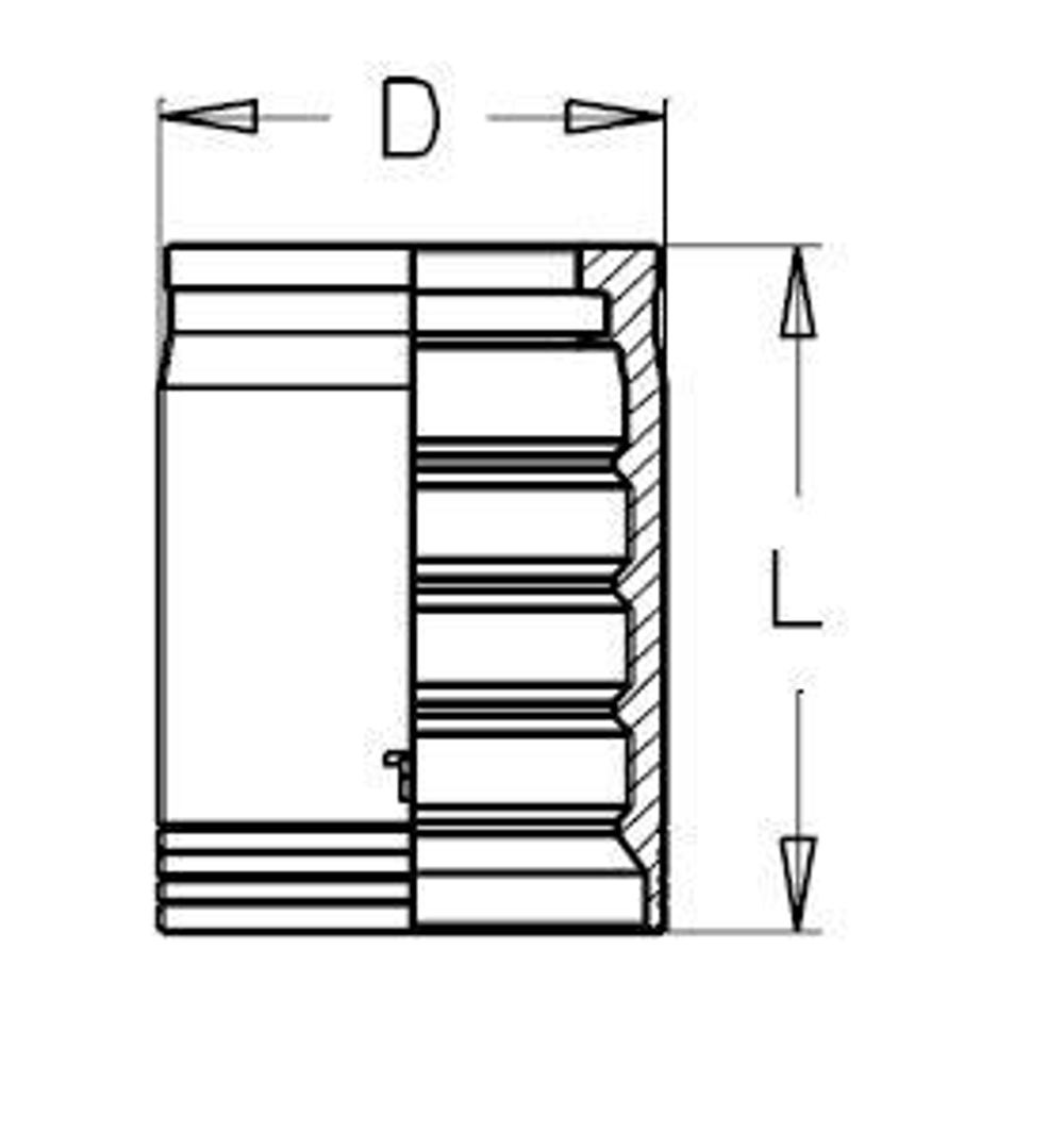 Муфта DN 32 4SH CS (с зачисткой)