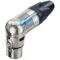 Neutrik NC4FRX разъем XLR угловой female кабельный 4 контакта