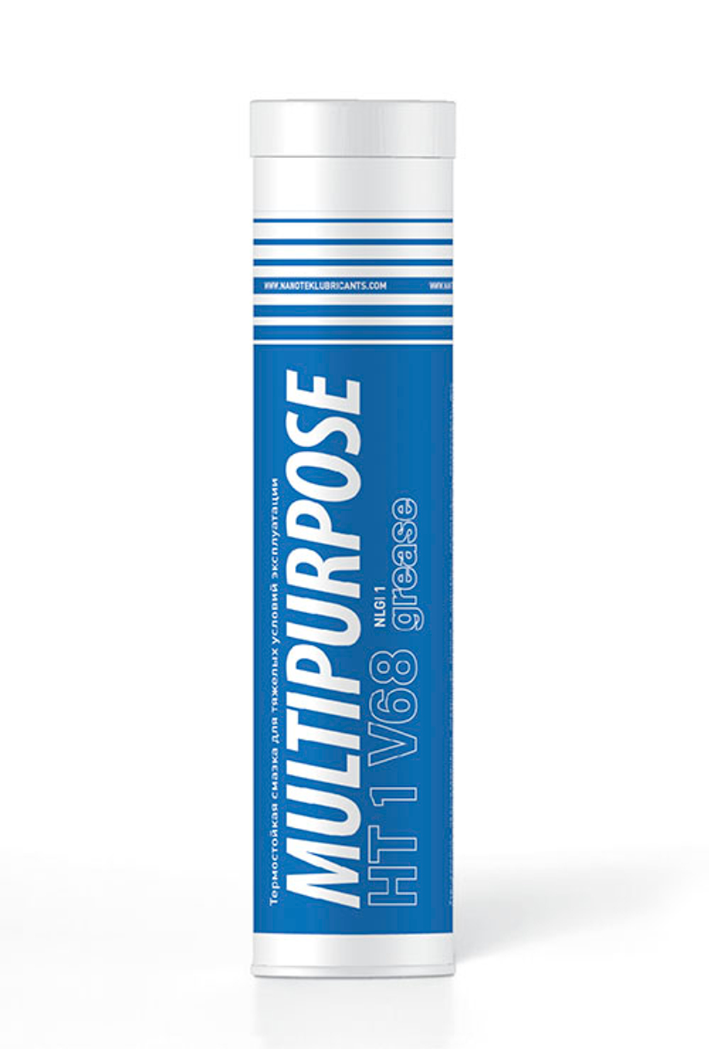 Multipurpose HT 1 V68 Grease NLGI 1 /400 г/Термостойкая противозадирная пластичная смазка/BLUE, синяя ( Nanotek lubricants)