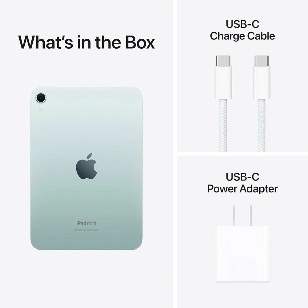 Планшет Apple iPad mini (A17 Pro) 8,3″, 512 ГБ, Wi‑Fi, Blue (голубой)
