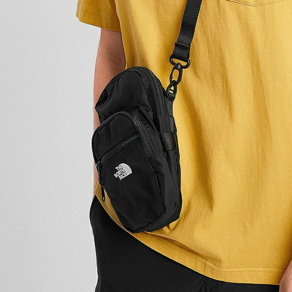 THE NORTH FACE 5L Small Square Bag, Shoulder Bag, Crossbody Bag, Outdoor Bag Polyester Black Unisex
