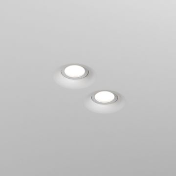 Встраиваемый светильник для натяжного (ПВХ) потолка 1*GU10 DL135-GU10-W серый Intro 2.0 Мaytoni