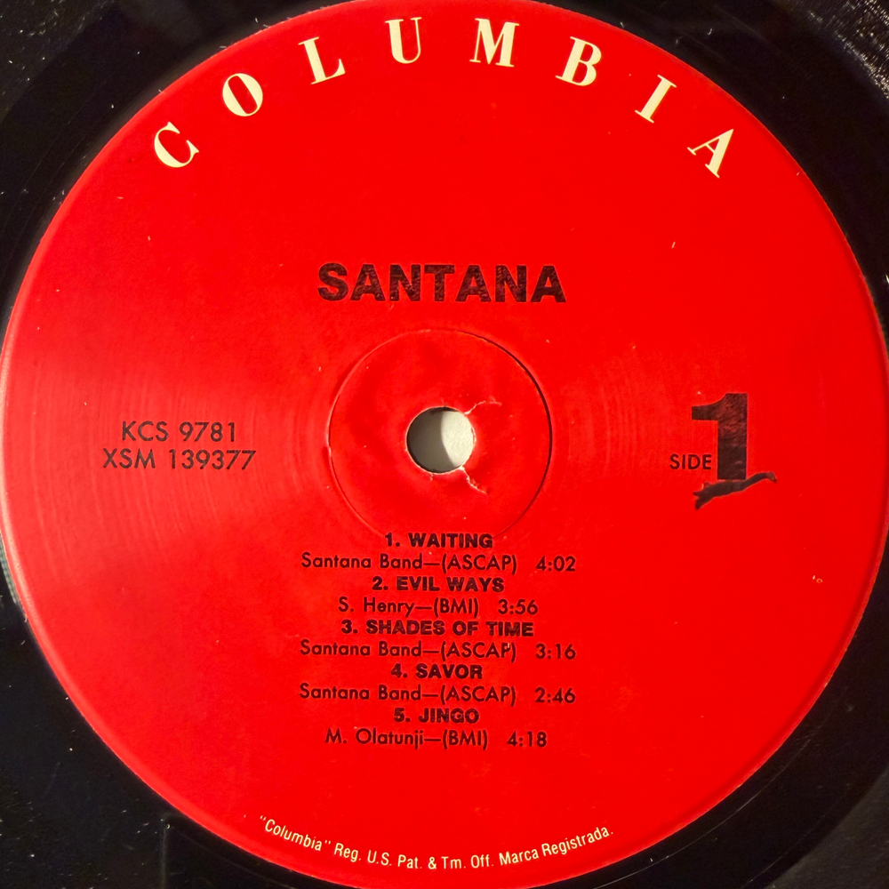 Santana ‎– Santana (США)