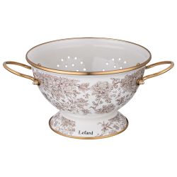 ДУРШЛАГ LEFARD ЭМАЛИРОВАННЫЙ, СЕРИЯ ROYAL GARDEN 22*13СМ