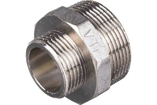 Ниппель-переходник  1 1/4"х 1/2" VALTEC никель