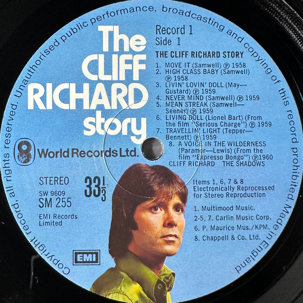 Cliff Richard Featuring The Shadows – The Cliff Richard Story 6LP (Англия 1974г.)