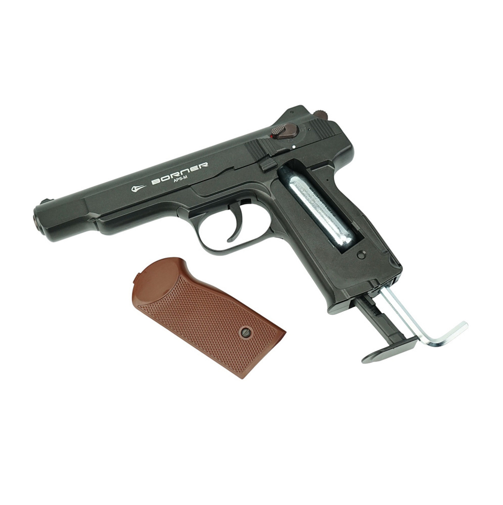 Пистолет пневматический Borner APS-M 4,5 мм металл