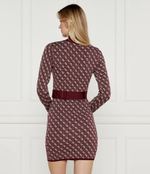 Платье с ремешком LISE GUESS - бордовый(W4BK43 Z37K0)