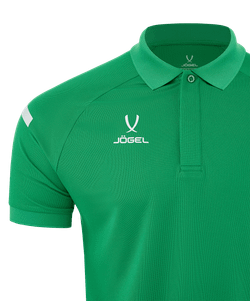 Поло CAMP 2 Poly Polo, зеленый/белый