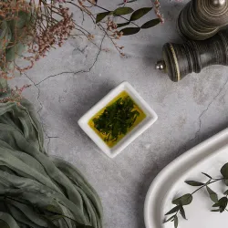 Соусник 40 мл 7,5*5,8 см h2,7 см прямоуг. белый фарфор P.L. Proff Cuisine [6]