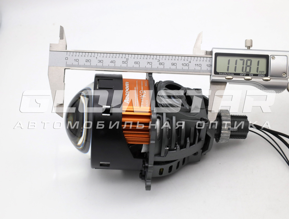 Билед модули Aozoom K9 3.0 дюйма, 2 чипа, 5500K, 12V, 65W/73W, крепление 3R и съемное гаечное (комплект, 2шт)