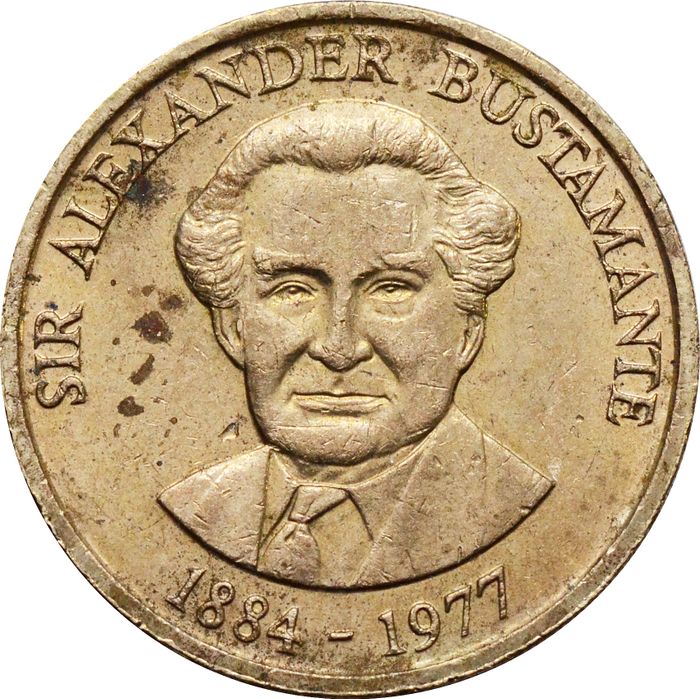 1 доллар 1990 Ямайка VF
