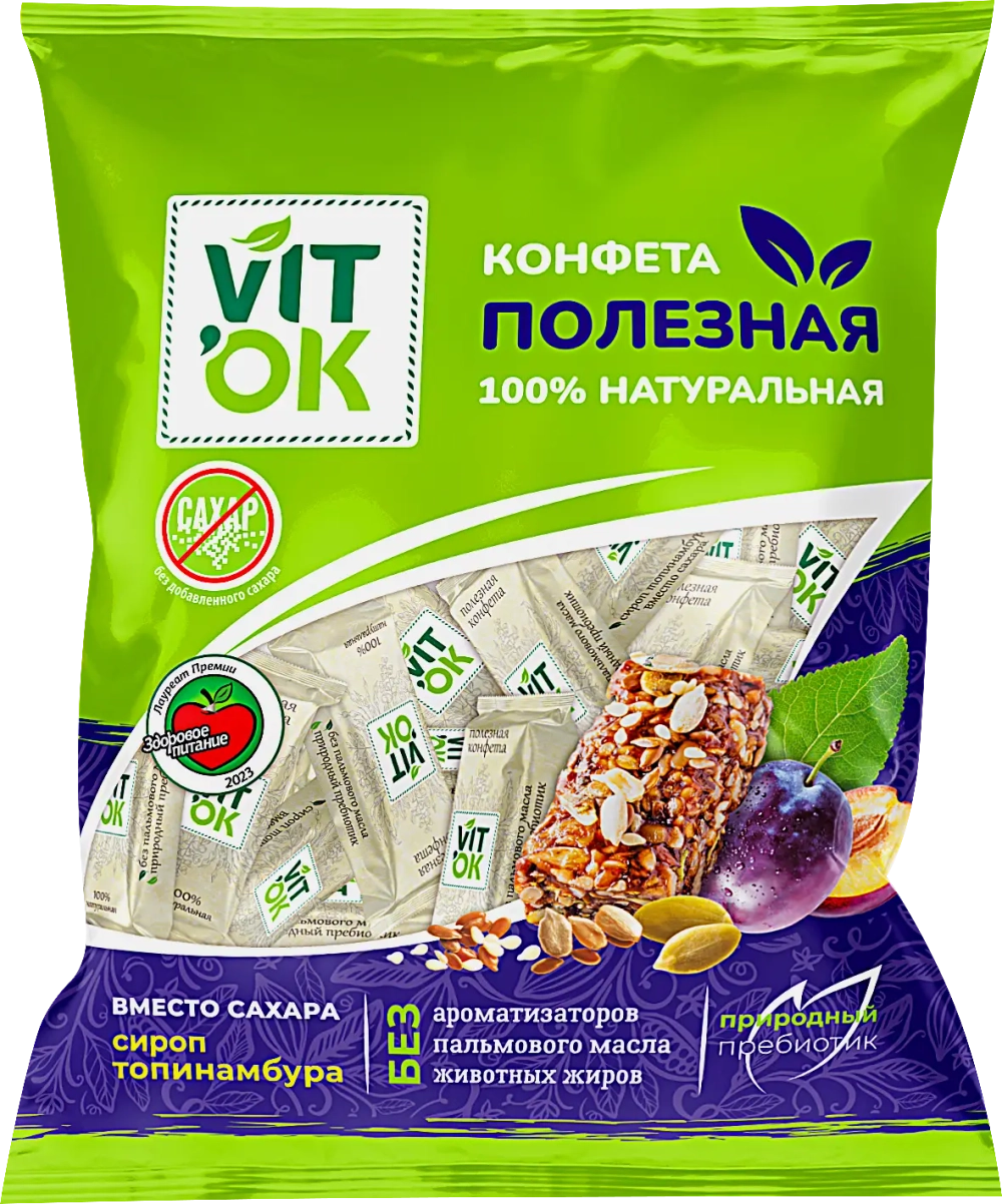 Конфеты Vitok с топинамбуром 150г