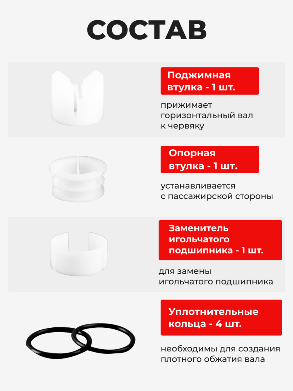 Ремкомплект рулевой рейки для ЭУР Mini Cooper (II) R55, R56, R57, R58, R59, R60 (2006-2017) (R-34)