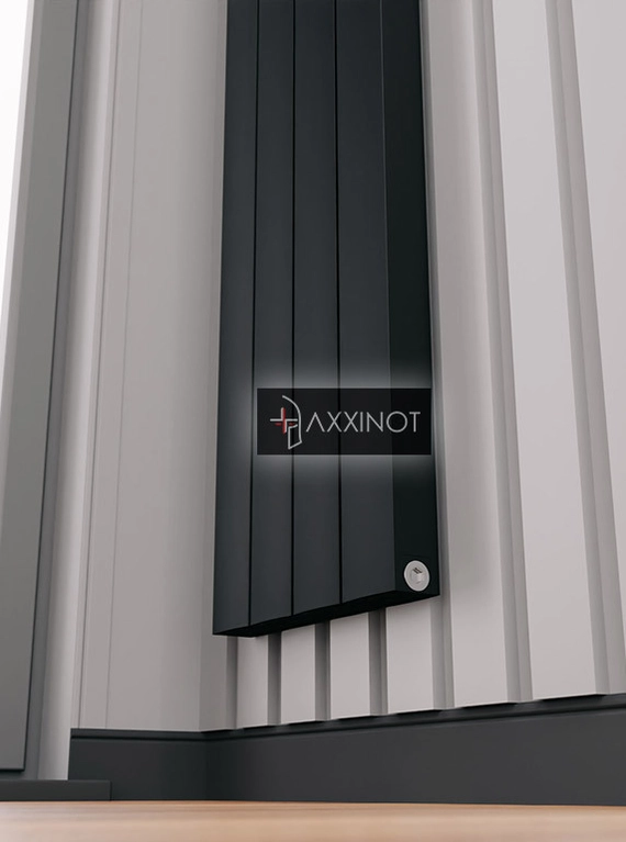 Axxinot Barkas V 2500 - вертикальный алюминиевый радиатор высотой 2530 мм
