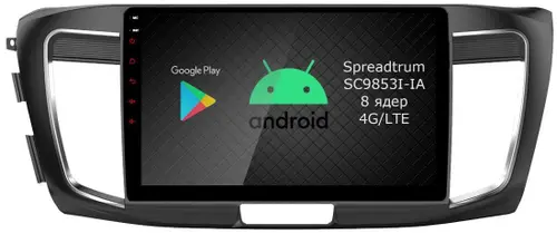 Магнитола для Honda Accord 9 2013-2015 (CR2) - Airok RI-1906 Android 12, Быстрая, SIM-слот