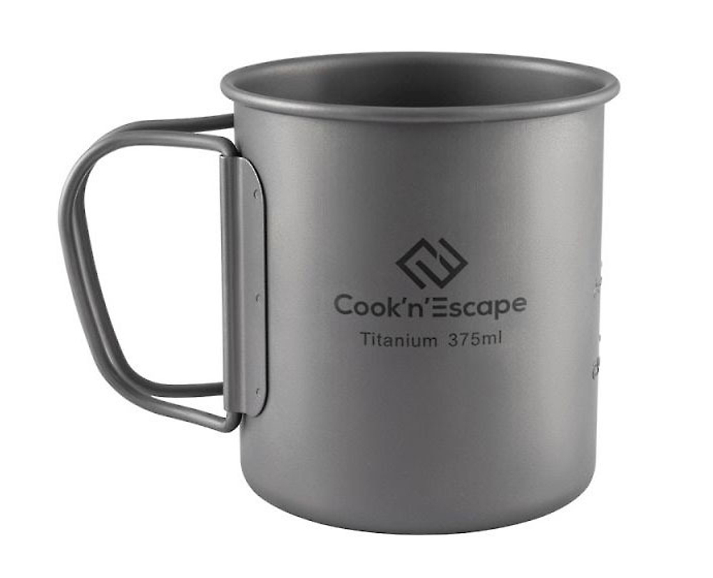 Титановая кружка Сook and Escape CA2008 375 ml titanium cup