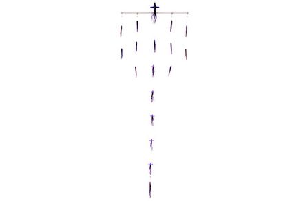 Оснастка для тунца/лакедры HIGASHI 36 Flock fish 6 Squid #Purple/Black