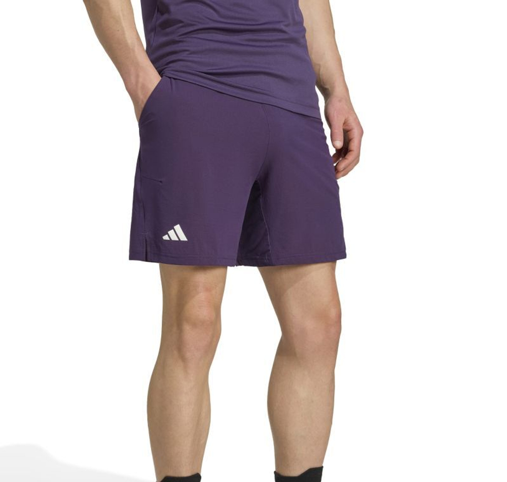 Мужские теннисные шорты Adidas Ergo 7" M - аврора сливовый
