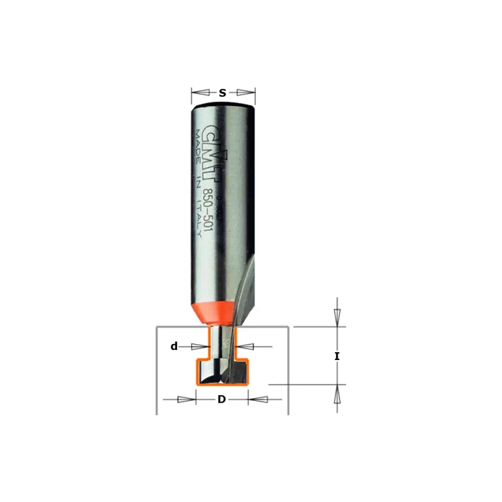 Фреза S=8 D=4,8/9,5x11x54 CMT 950.001.11