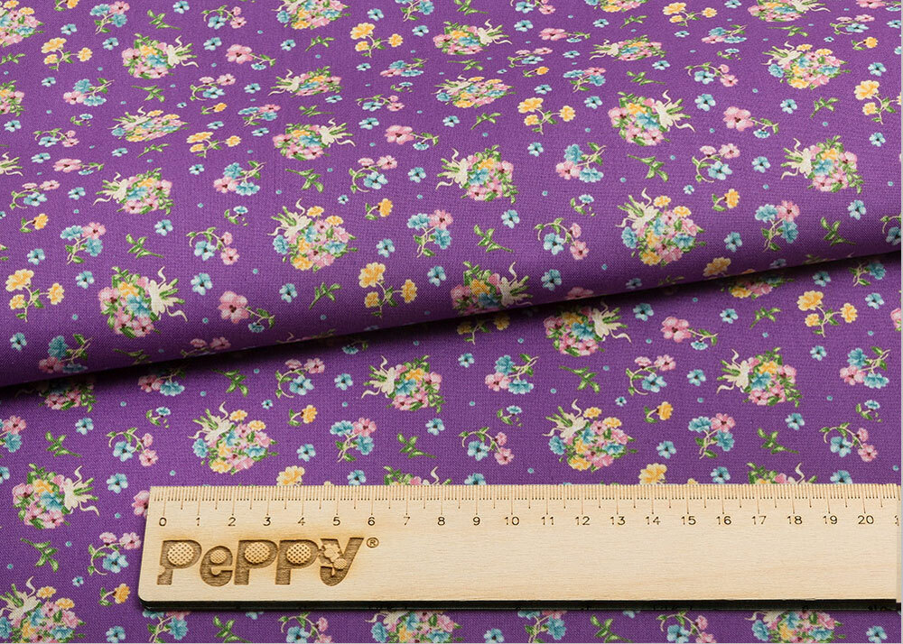 Ткань для пэчворка PEPPY НЕЖНАЯ ИСТОРИЯ ФАСОВКА 50 x 55 см 146 г/кв.м ± 5 100% хлопок НИ-12