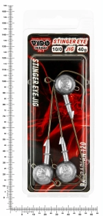 Джиг некрашеный Stinger Eye Jig, крючок Vido Craft VD-079 10/0 (3шт/уп)