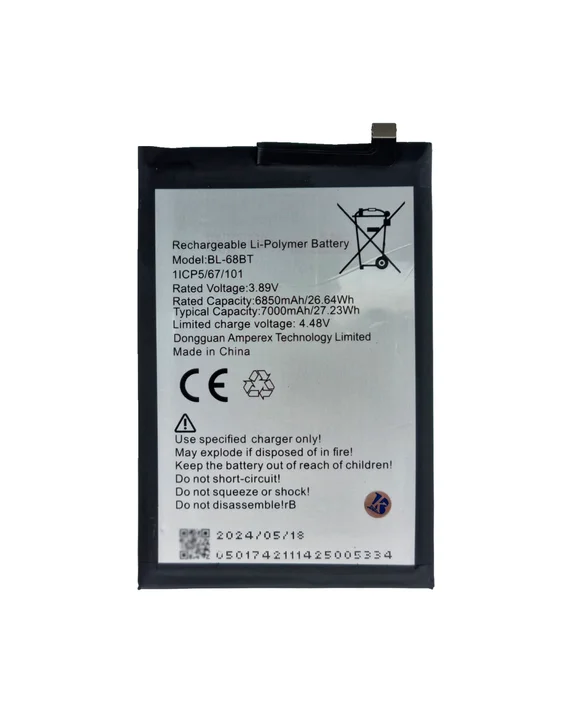 Аккумулятор для Pova Neo 2/ Neo 3/Neo 6 7000 mAh (BL-68BT)