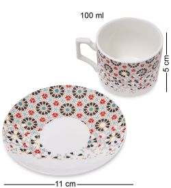 GAEM Art MUG-435/5 Набор из 6 чайных пар