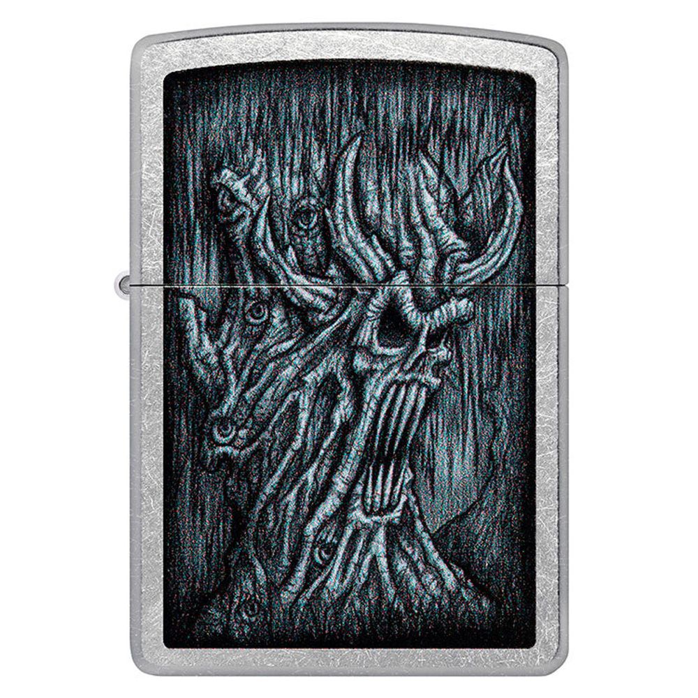 Зажигалка Zippo Evil Tree с покрытием Street Chrome (48681)