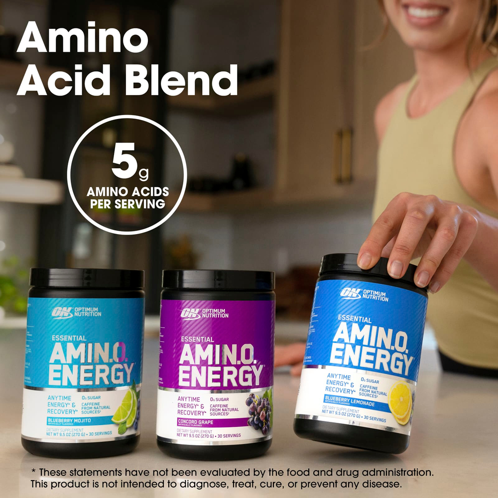 Optimum Nutrition, Essential Amin.O. Energy®, Fruit Fusion, 585 г (1,29 фунта)