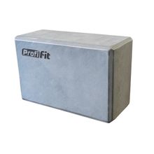 Блок для йоги (серый) PROFI-FIT