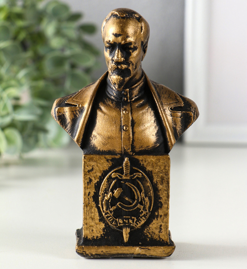 Бюст декоративный «Дзержинского Ф.Э.», гипсовый, 12×7.5×4.5 см. 10928468