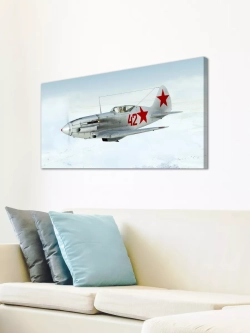 Картина на стену "Миг-3", 80х40 см