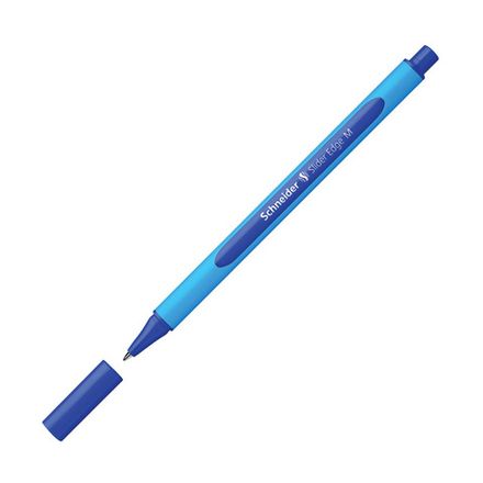 Ручка шариковая Schneider Slider Edge M синяя, 1.0мм, трехгранный корпус