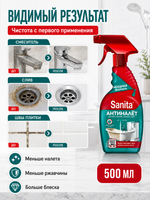 Чистящее средство антиналет и антиржавчина Sanita 500мл