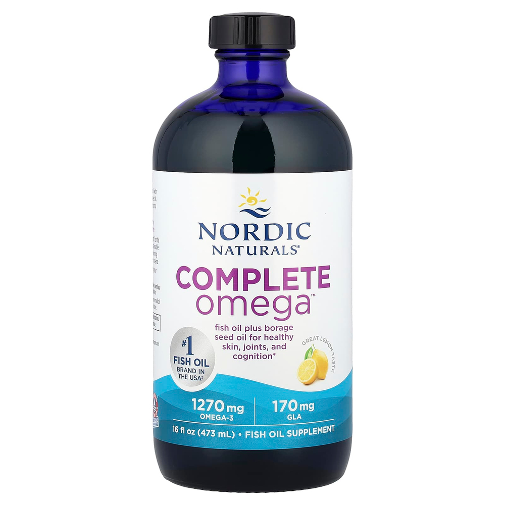 Nordic Naturals, Complete Omega ™, лимон, 473 мл (16 жидк. Унций)