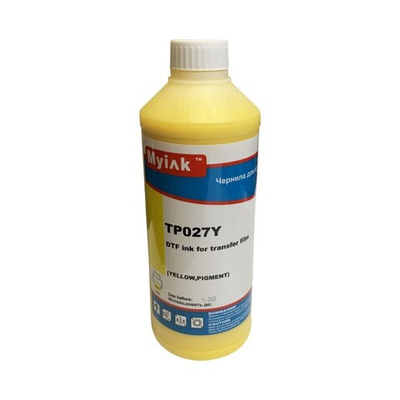 Чернила MyInk TP027Y текстильные DTF для EPSON (1л) yellow