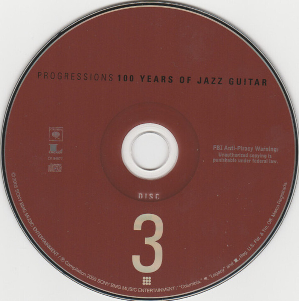 Сборник / Progressions: 100 Years Of Jazz Guitar (4CD)