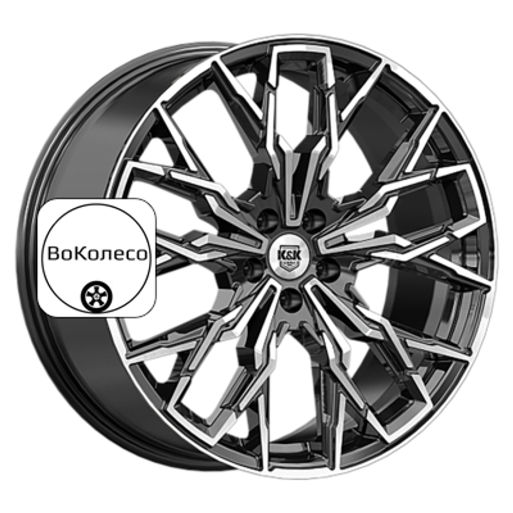 9x20/5x114,3 ET35 D67,1 Элерон (КС1168) Алмаз черный K&K