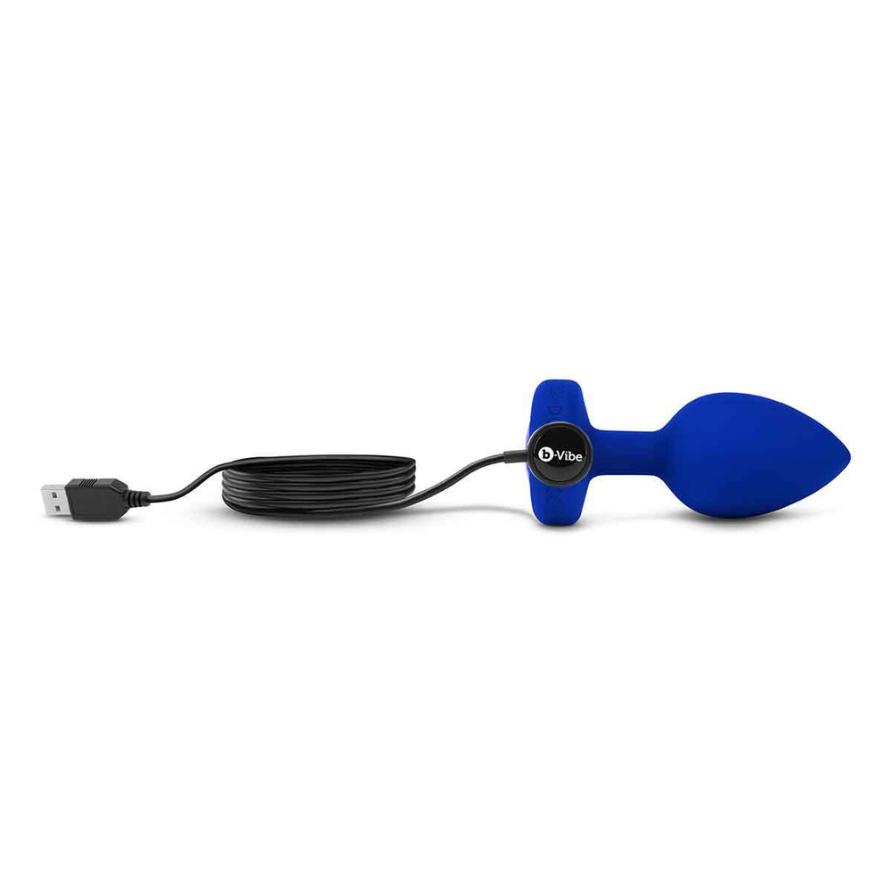 b-Vibe Vibrating Jewel Plug L/XL - Анальная пробка
