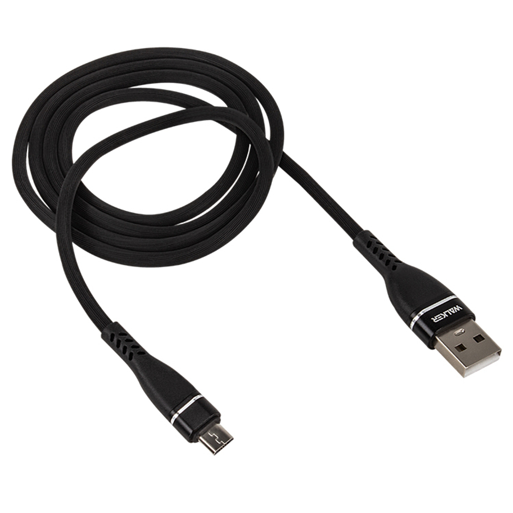 Кабель USB "WALKER" C580 для Micro USB (3.1А), черный