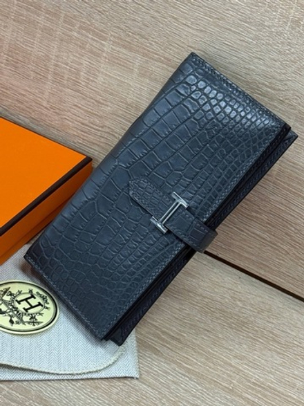 Портмоне Hermes из кожи крокодила