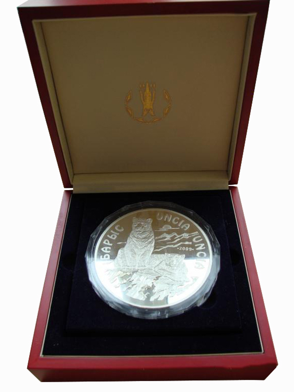 5000 тенге. Барс. Казахстан. 2009 год. Серебро. PROOF