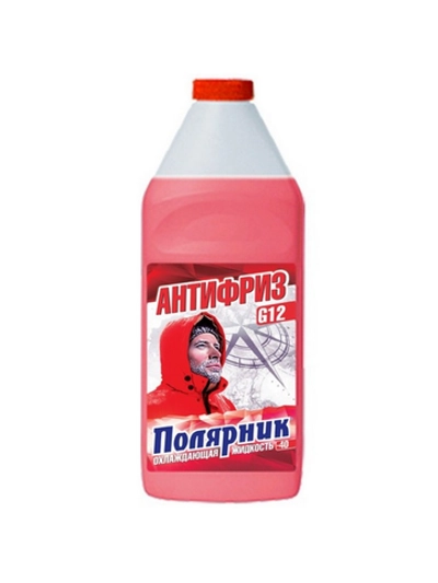 Антифриз Полярник G12 готовый -40C красный 1 кг 430206217