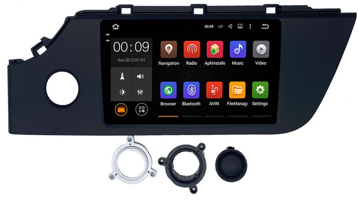 Магнитола для KIA Rio 4, Rio X-Line 2020-2022 - AIROC 2K RX-2324 Android 13, Быстрая, QLed+2K, CarPlay, SIM-слот
