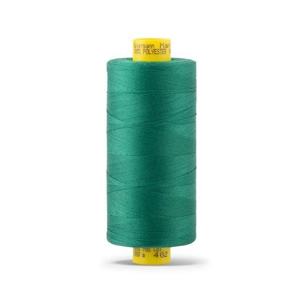 Нитка Gutermann Mara 120 (1000 метров), 1 кат., универсальная | 402 изумрудно-зеленый