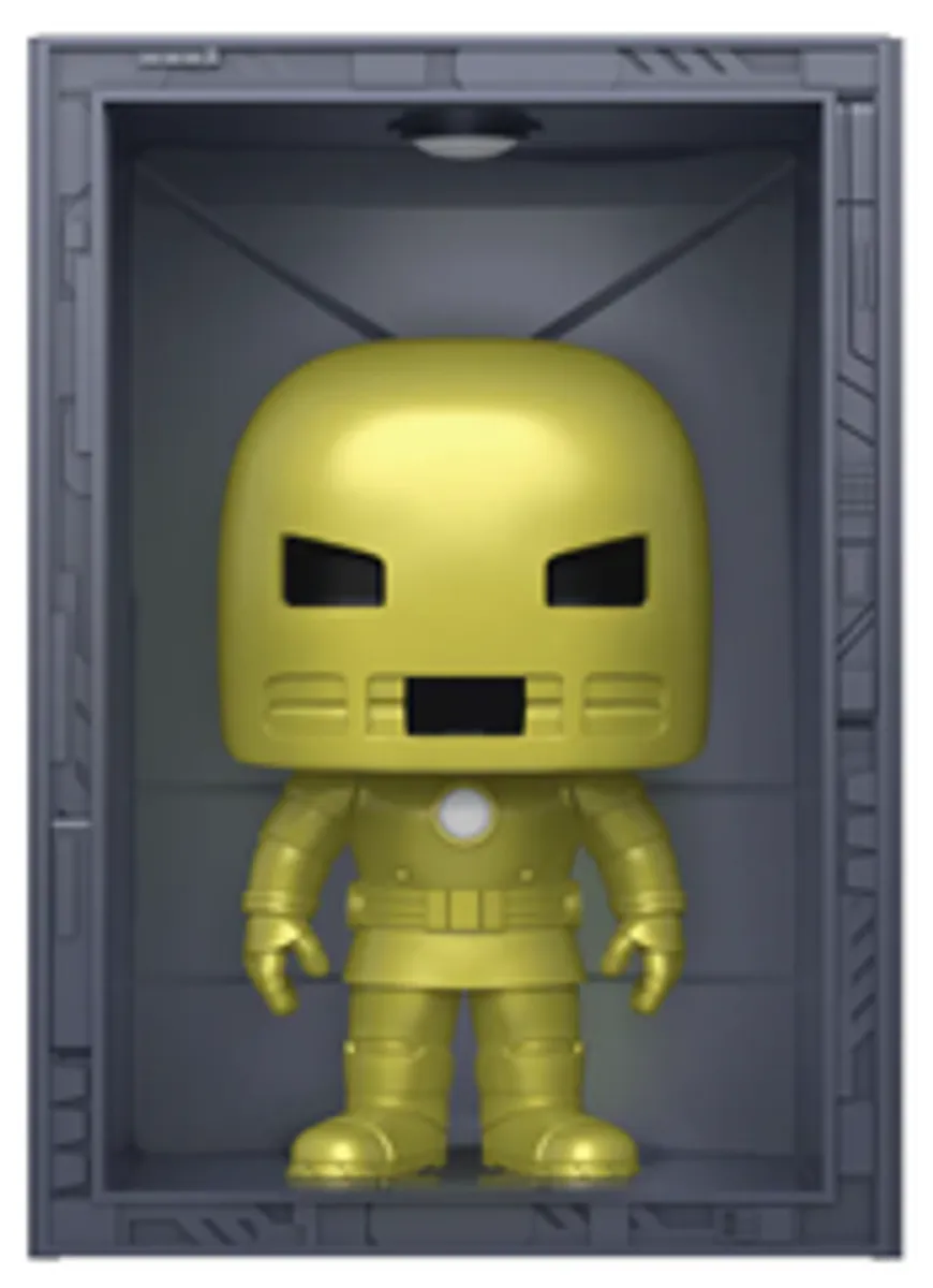 Funko POP! Marvel Hall of Armor: Iron Man (Model 1 Golden Armor) (PX Exc) (1035)
