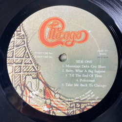 Винтажная виниловая пластинка LP Chicago XI (Япония 1977) (Без Оби)